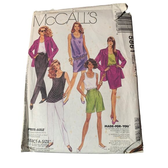McCall's Misses' Dress & Tank Top Sewing Pattern Size 14-16 - Picture 1 of 3
